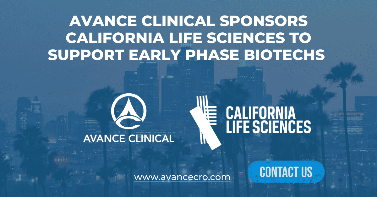 Biotech CRO Leader, Avance Clinical, Backs California Life Sciences ...