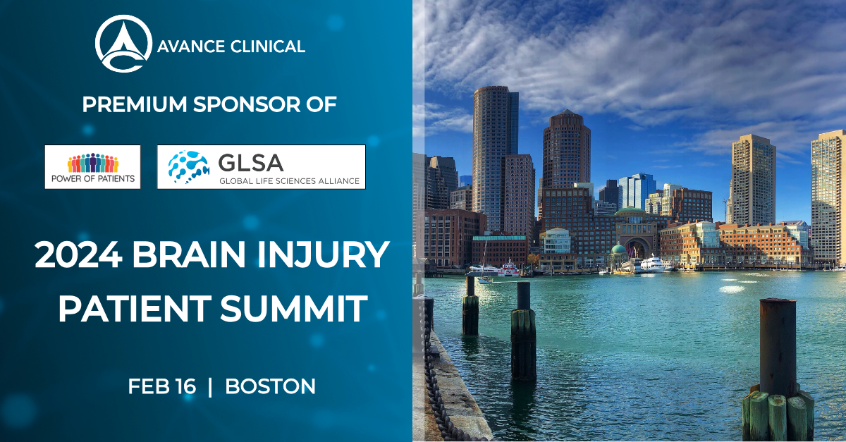 Avance Clinical Sponsors the Power of Patients Brain Summit in Boston February 16th 2024