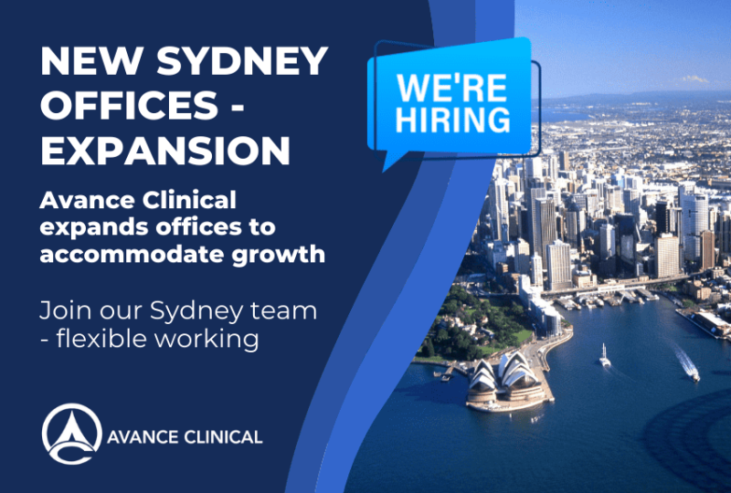 Avance Clinical Announces New Office Opening in Sydney Avance Clinical Announces New Office Opening in Sydney
