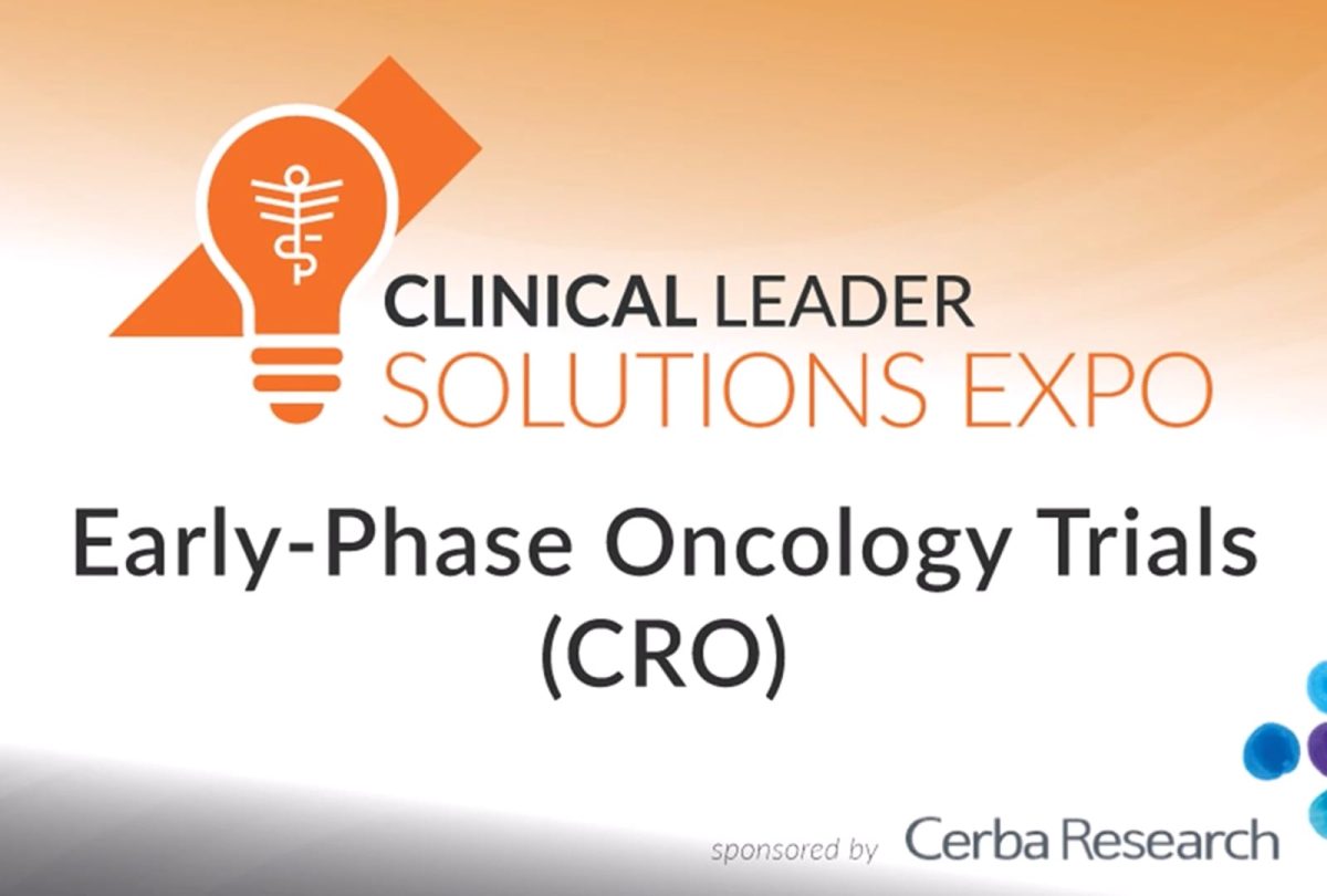 Clinical Leader Solutions Expo: Early-Phase Oncology Trials (CRO)